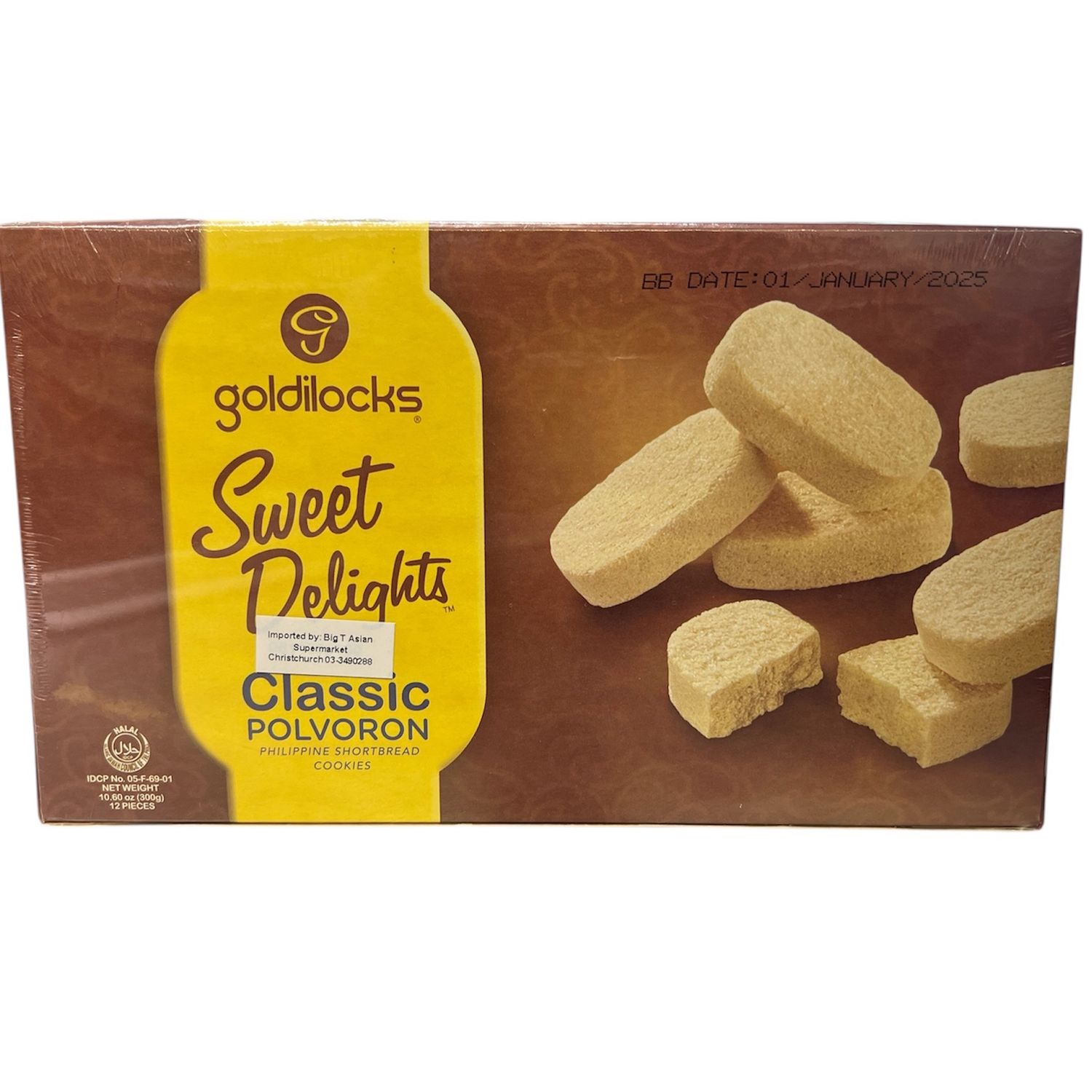 Goldilocks Polvoron 25gx12 Classic
