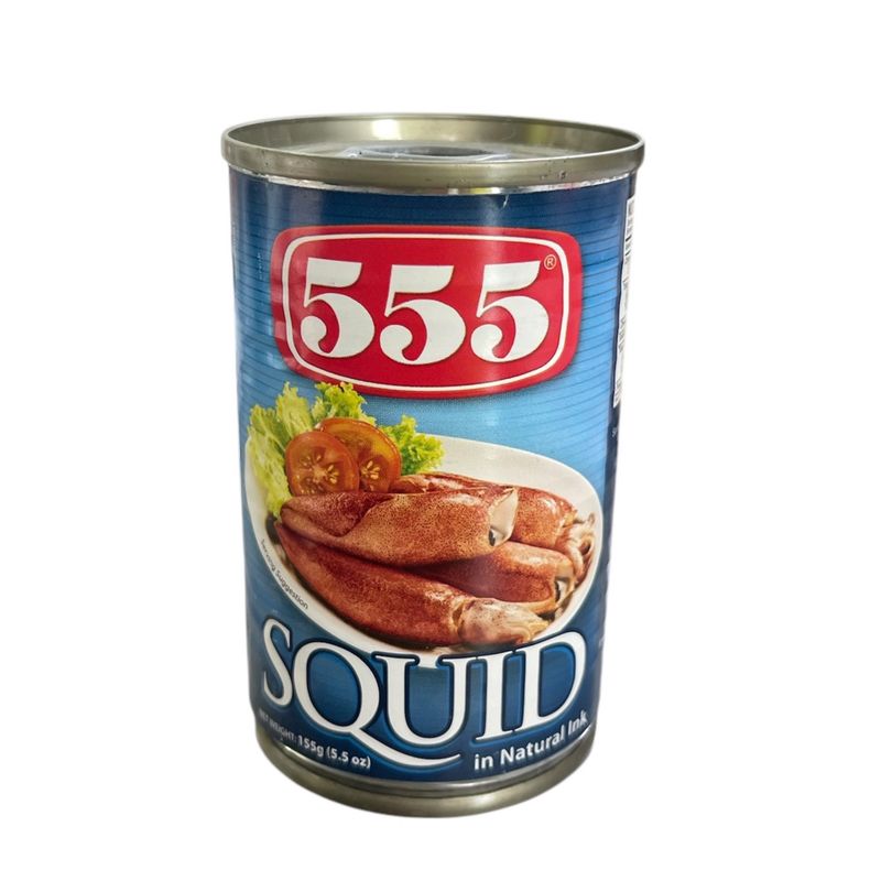555 Squid in Natural Ink 155g