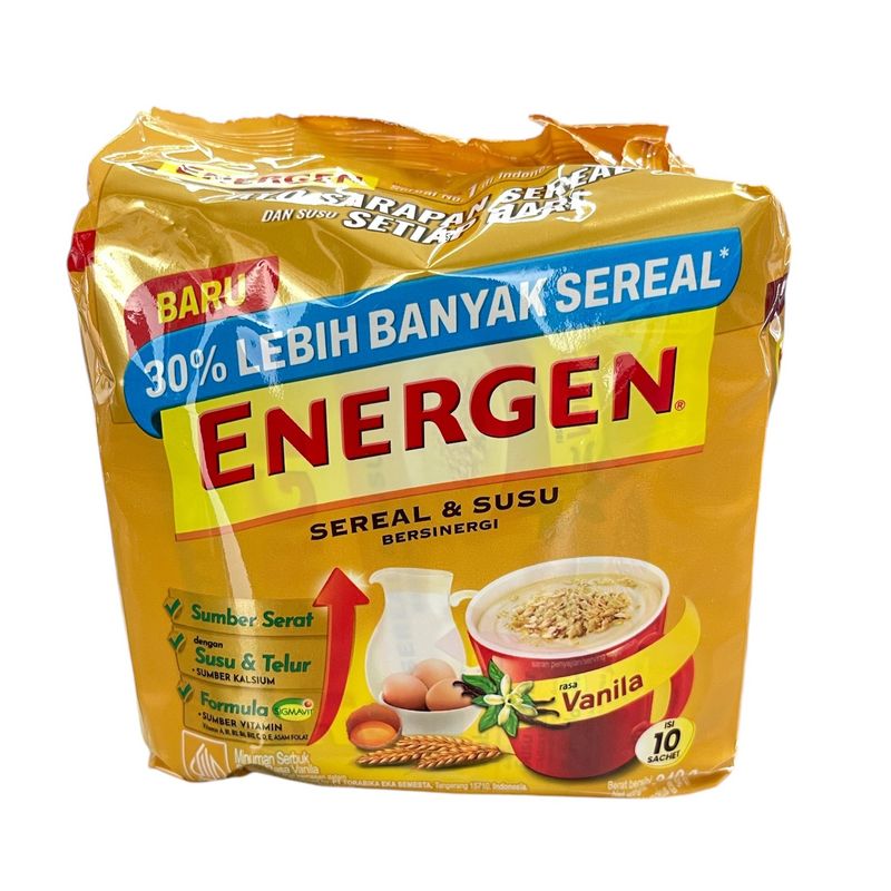 Energen Cereal Mix w/Milk 34gx10 Vanilla