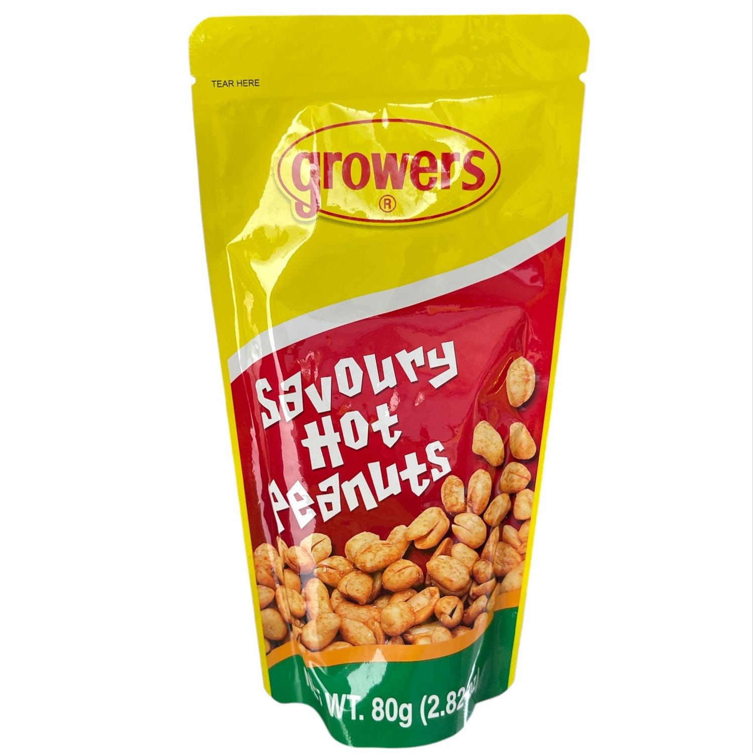 Growers Savoury Hot Garlic Peanut 80g