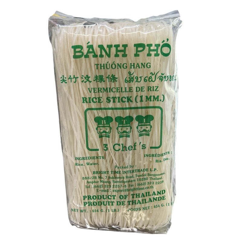 3Chefs Rice Stick 1mm 454g