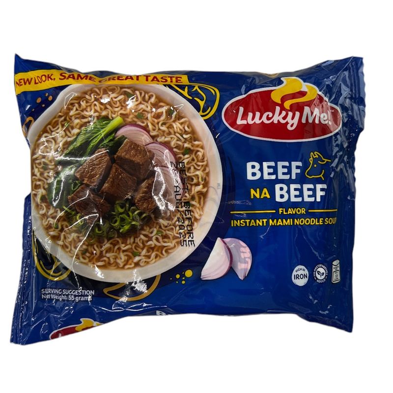 Lucky Me Mami Beef Na Beef Noodles 55g