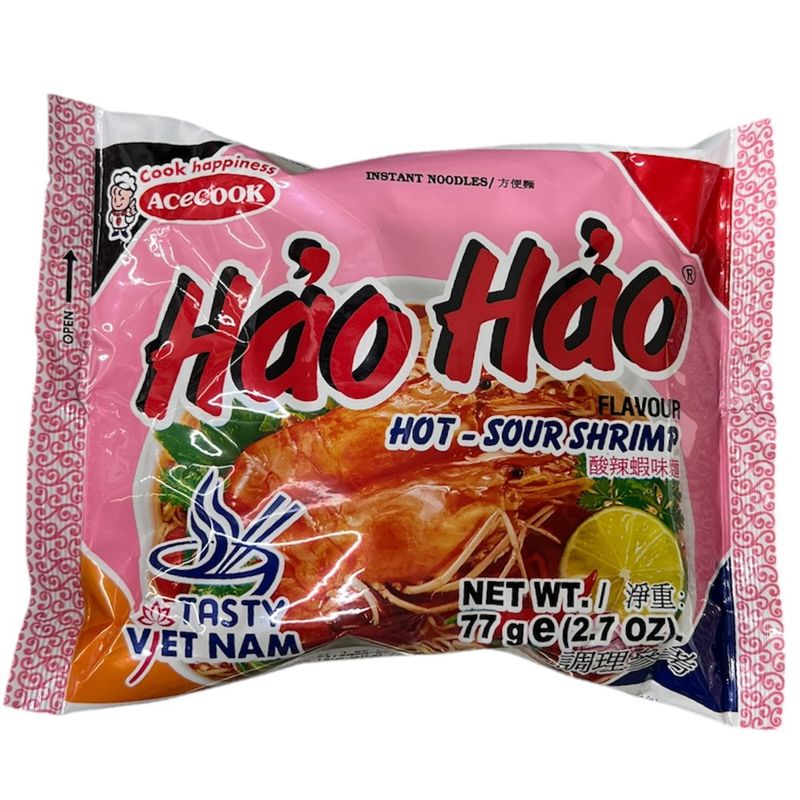 Hao Hao Hot-Sour Shrimp Noodles 75g