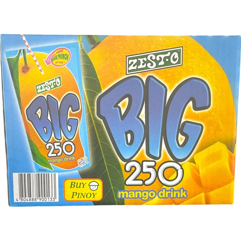 Zesto Big Mango Drink 10&#39;s 250ml