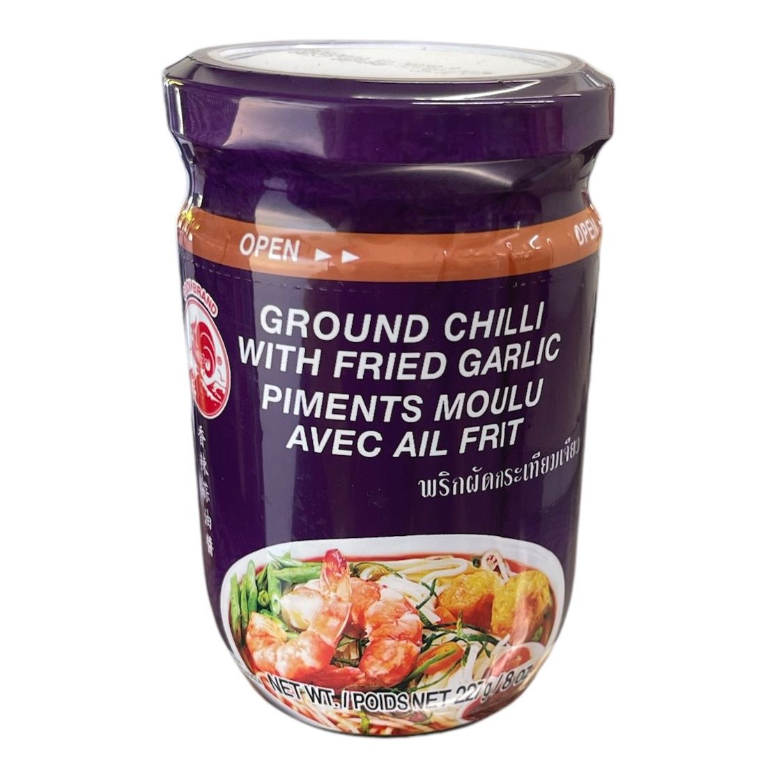 Cock Ground Chilli w/ Fried Garlic 227g