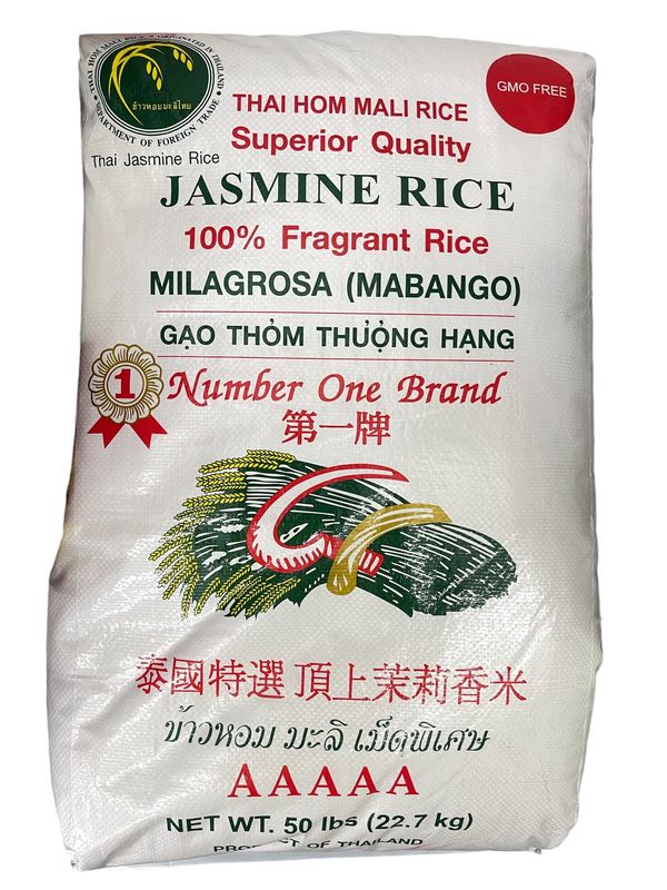 No. 1 Jasmine Rice 50lbs