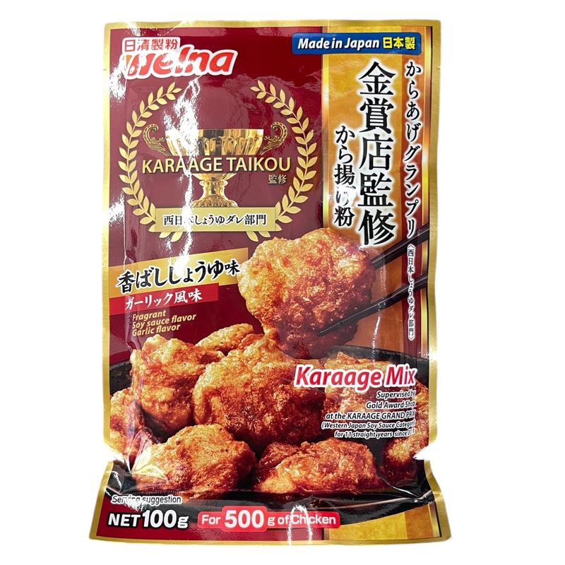 Nissin Karaage Flour Soy Sauce Garlic Flavou/ Karaage Mix 100g
