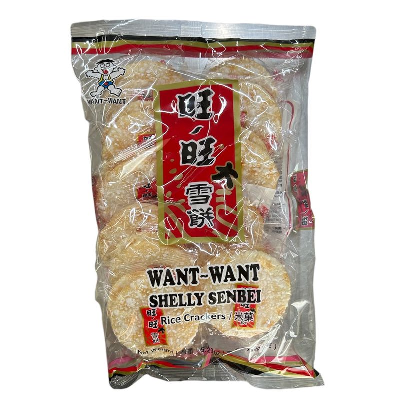 WANT WANT SHELLY SENBEI CRACKR 150G