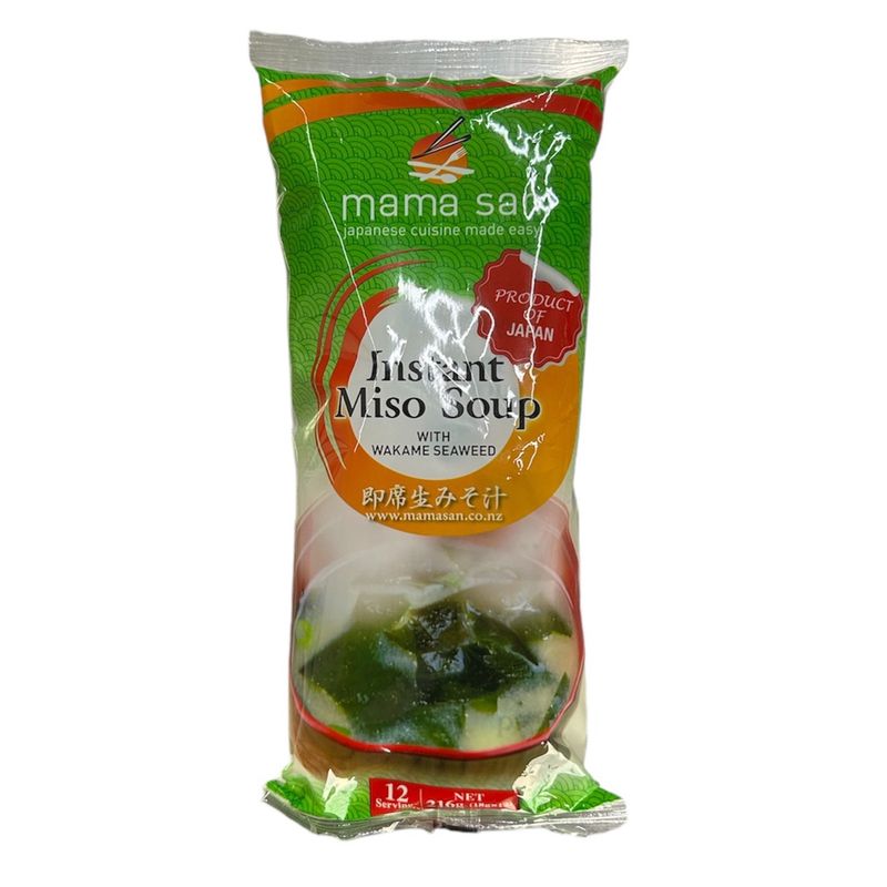 Mama San Instant Miso Soup Seaweed 216g