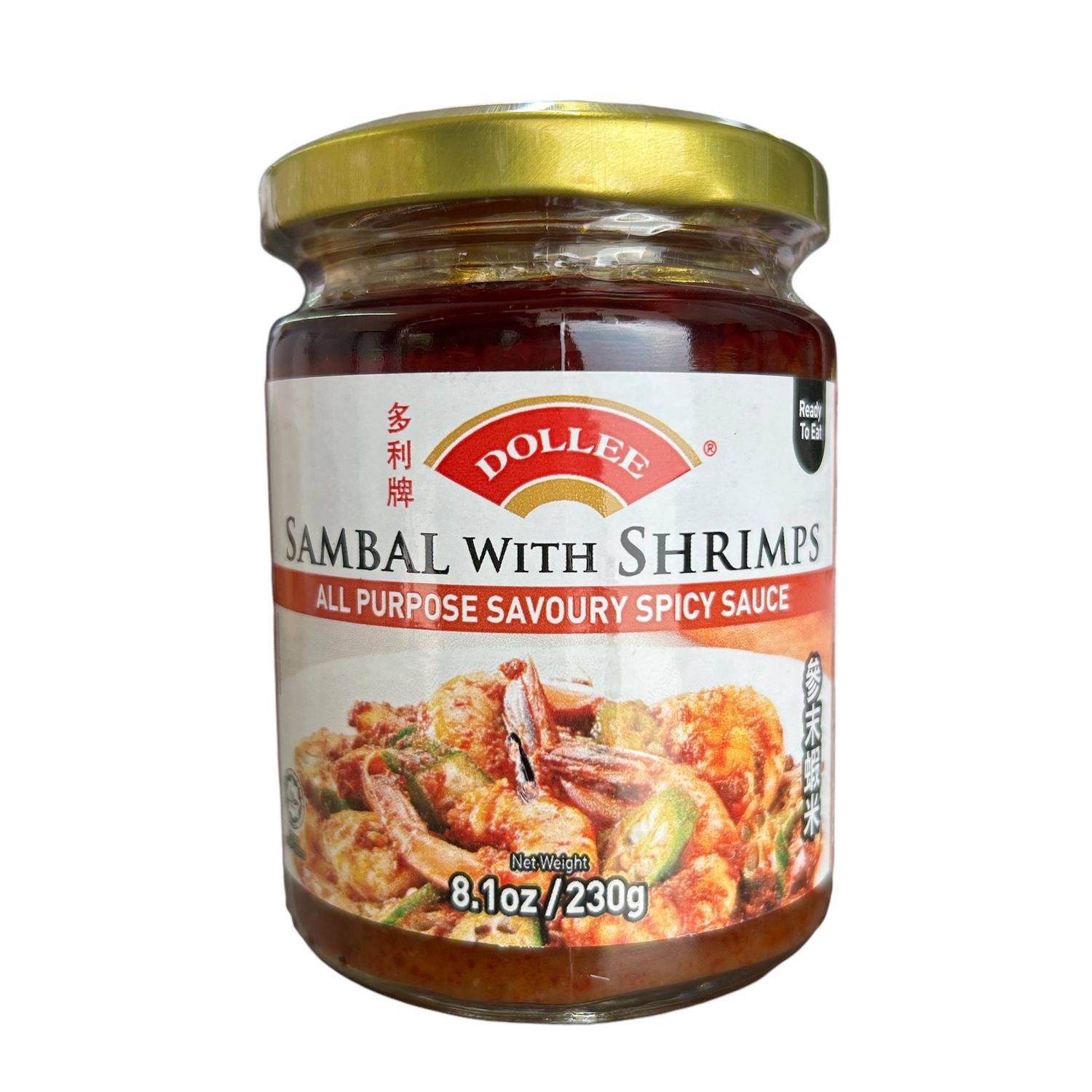 Dollee Sambal with Shrimps 230g