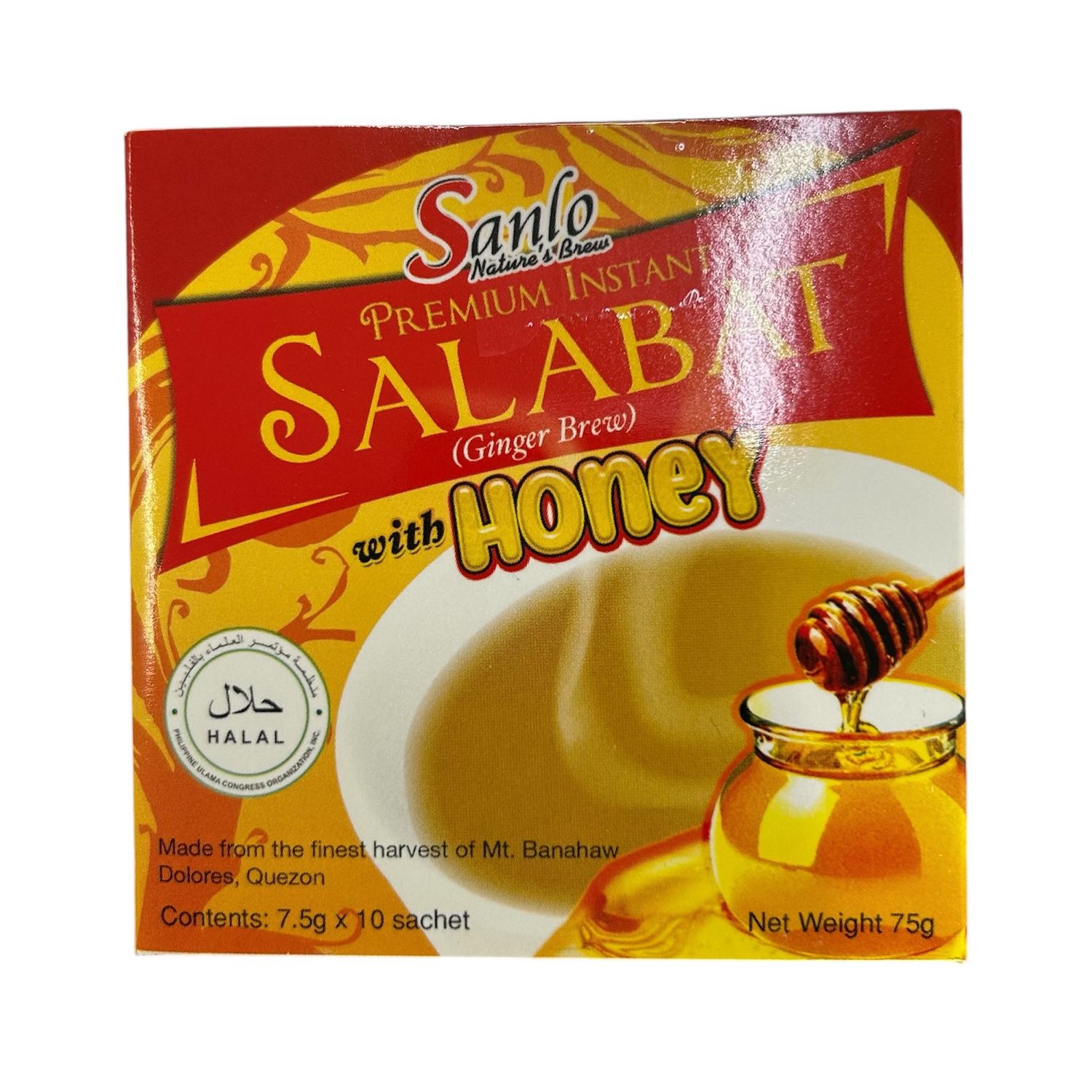 #Sanlo Premium Instant Ginger Tea Salabat with Honey 75g