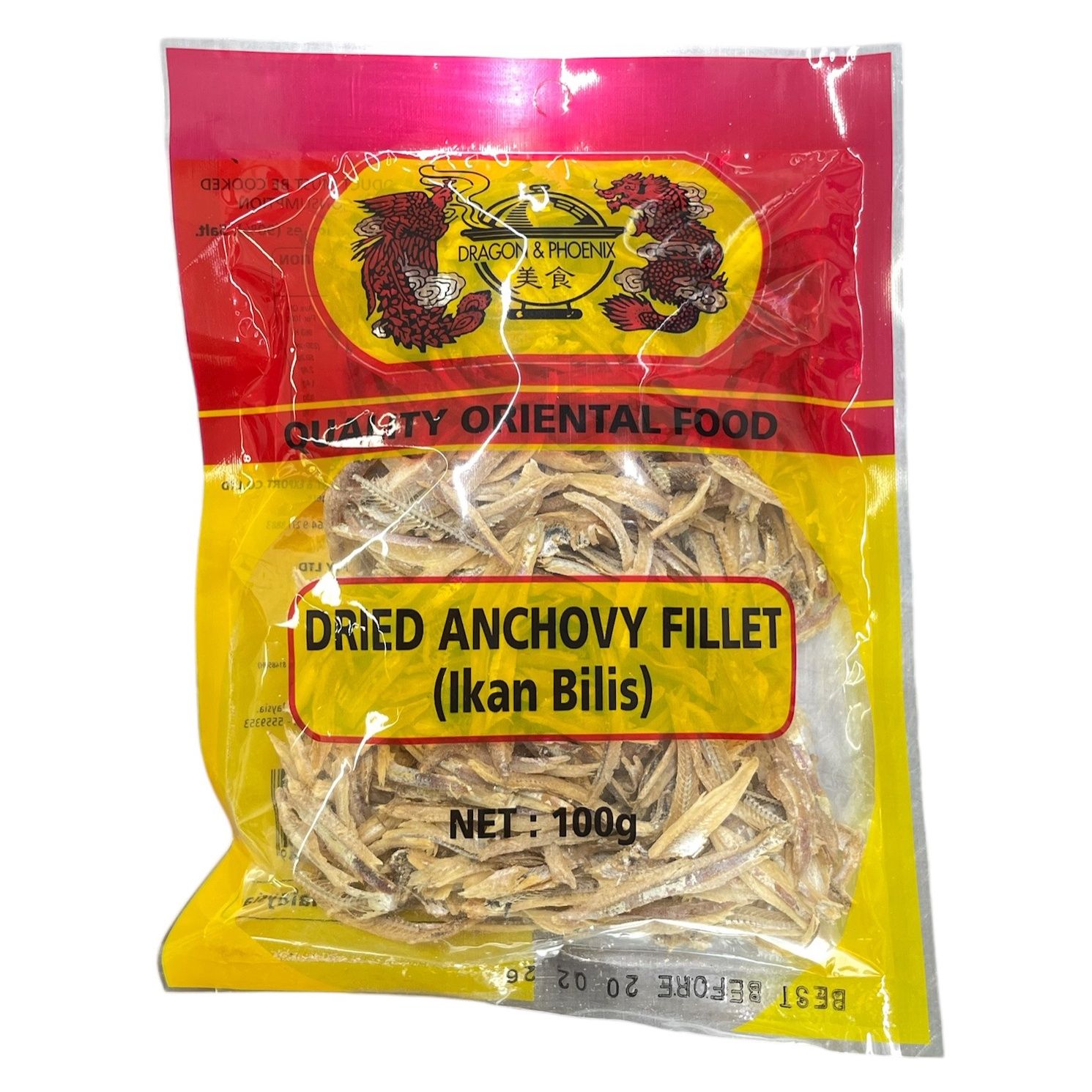 Dragon &amp; Phoenix Dried Anchovy Fillet 100g