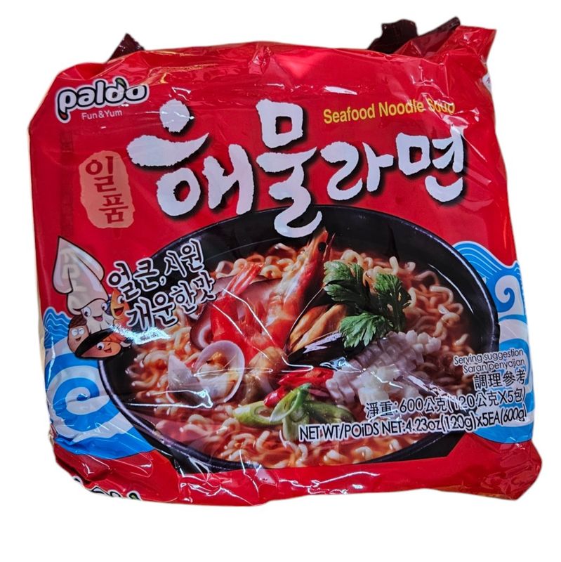Paldo Ilpoom Seafood Ramen Multipack 5&#39;s 120g