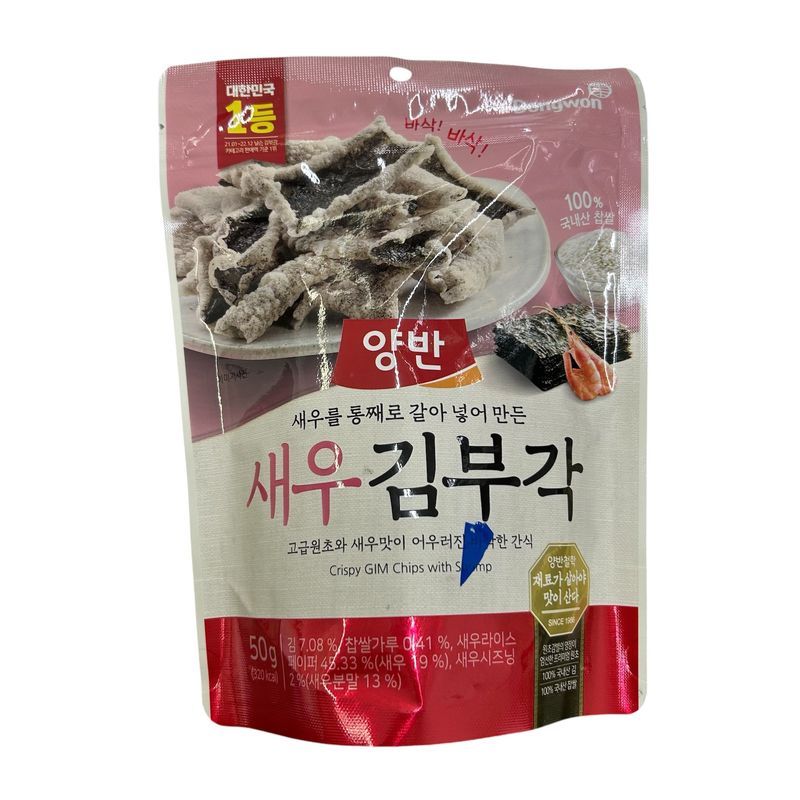 DW Crispy Seaweed Chips (w/ shrimp) 50g