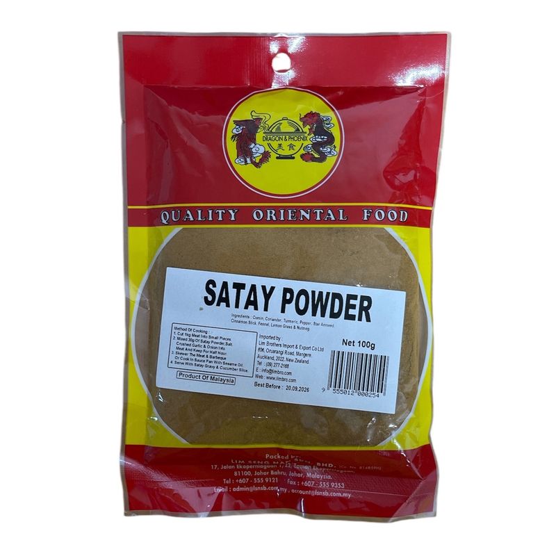 Dragon &amp; Phoenix Satay Powder 100g
