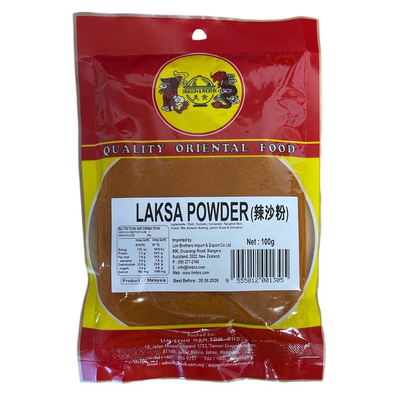 Dragon &amp; Phoenix Laksa Powder 100g