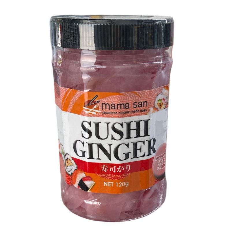 mama san Sushi Pickled Ginger Bottled 120g