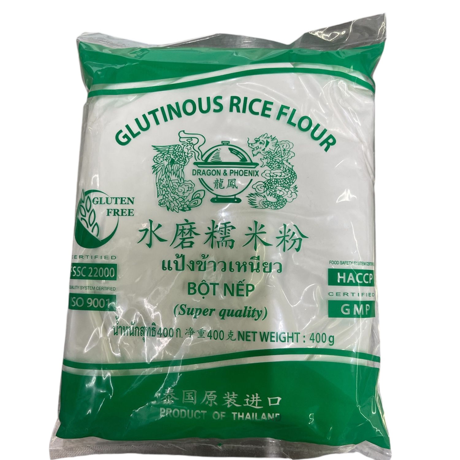 Dragon &amp; Phoenix Glutinous Rice Flour 400g