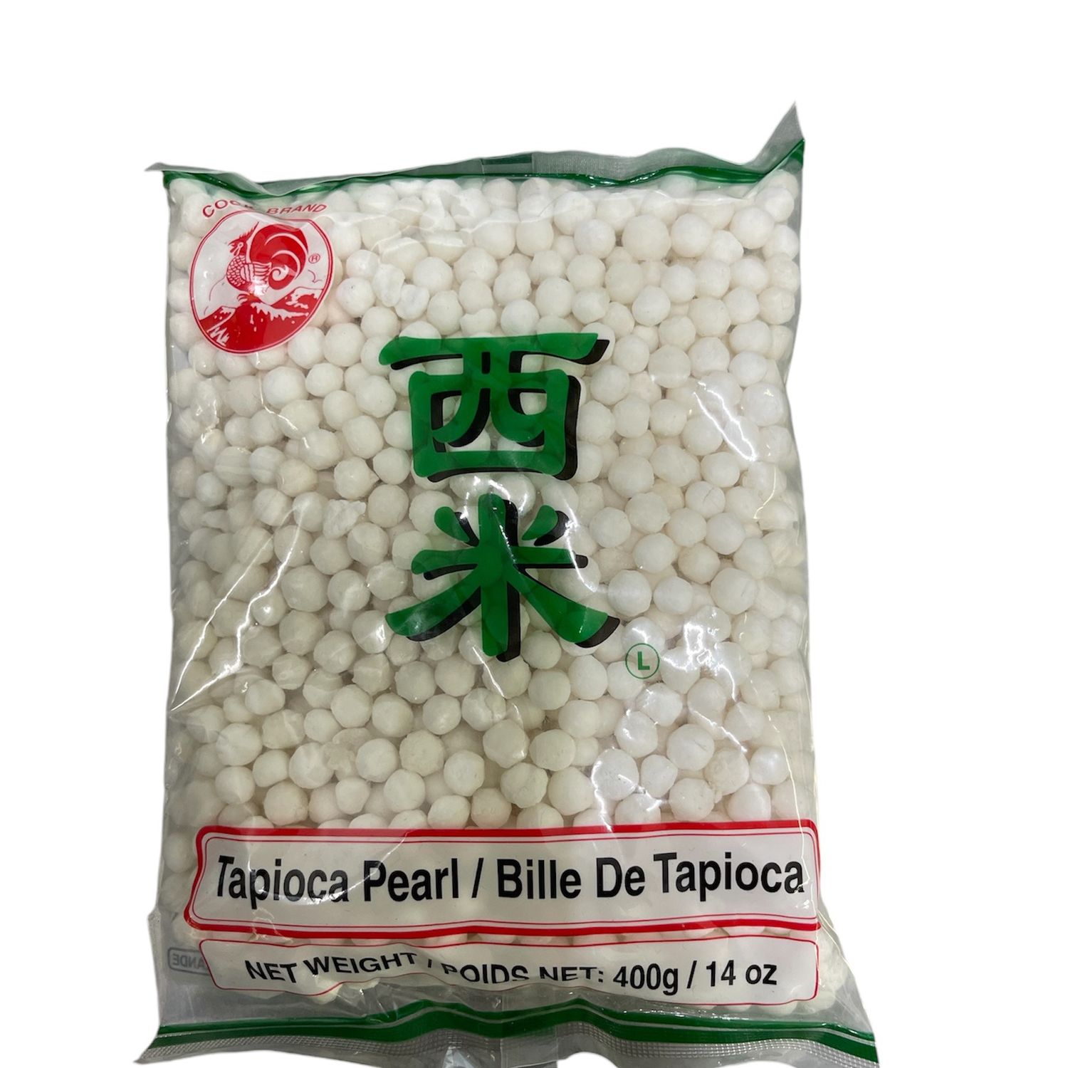 Cock White Tapioca Pearl Large 400g