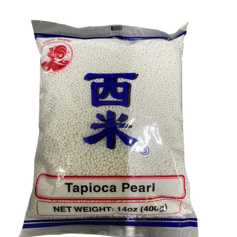 Cock White Tapioca Pearl Small 400g
