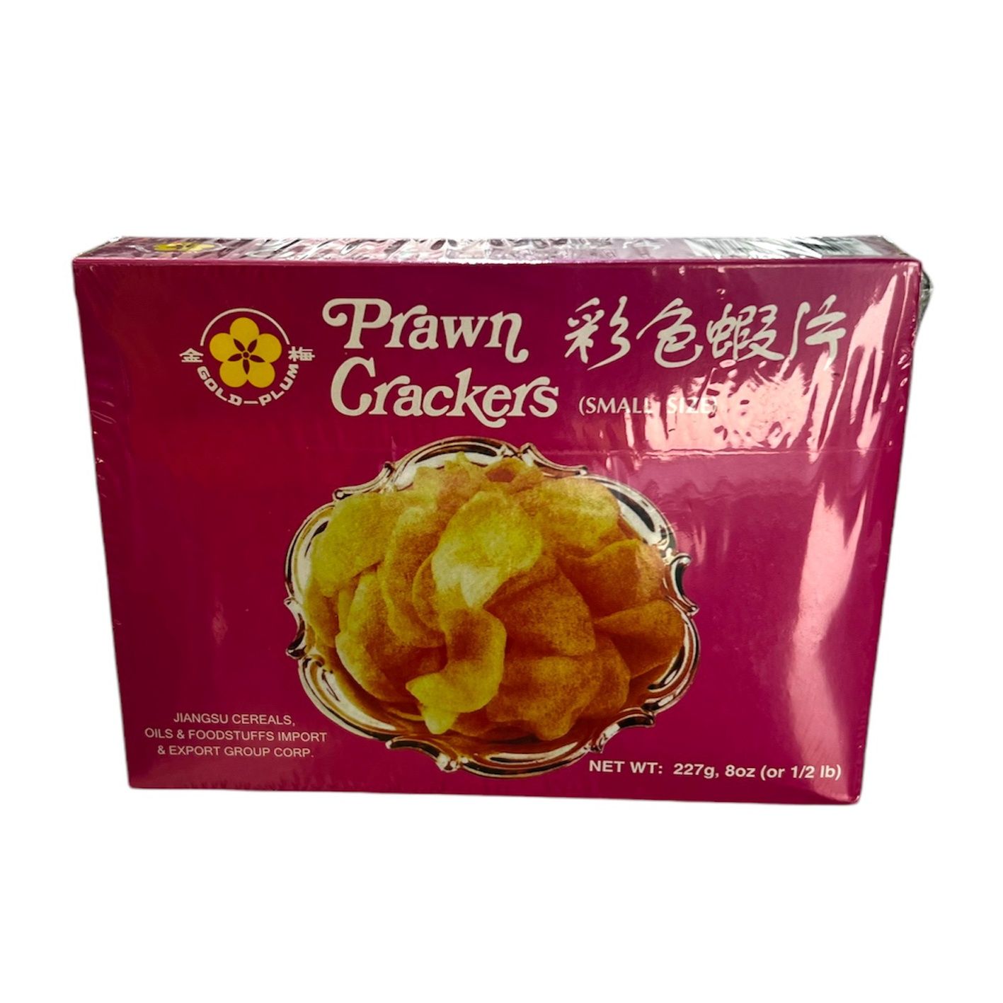 Gold Plum Prawn Crackers Assorted Colours 227g