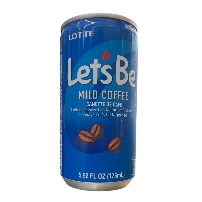 Lotte Let&#39;s Be Mild Coffee 175ml