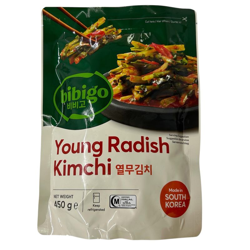 Bibigo Young Radish Leaves Kimchi 450g