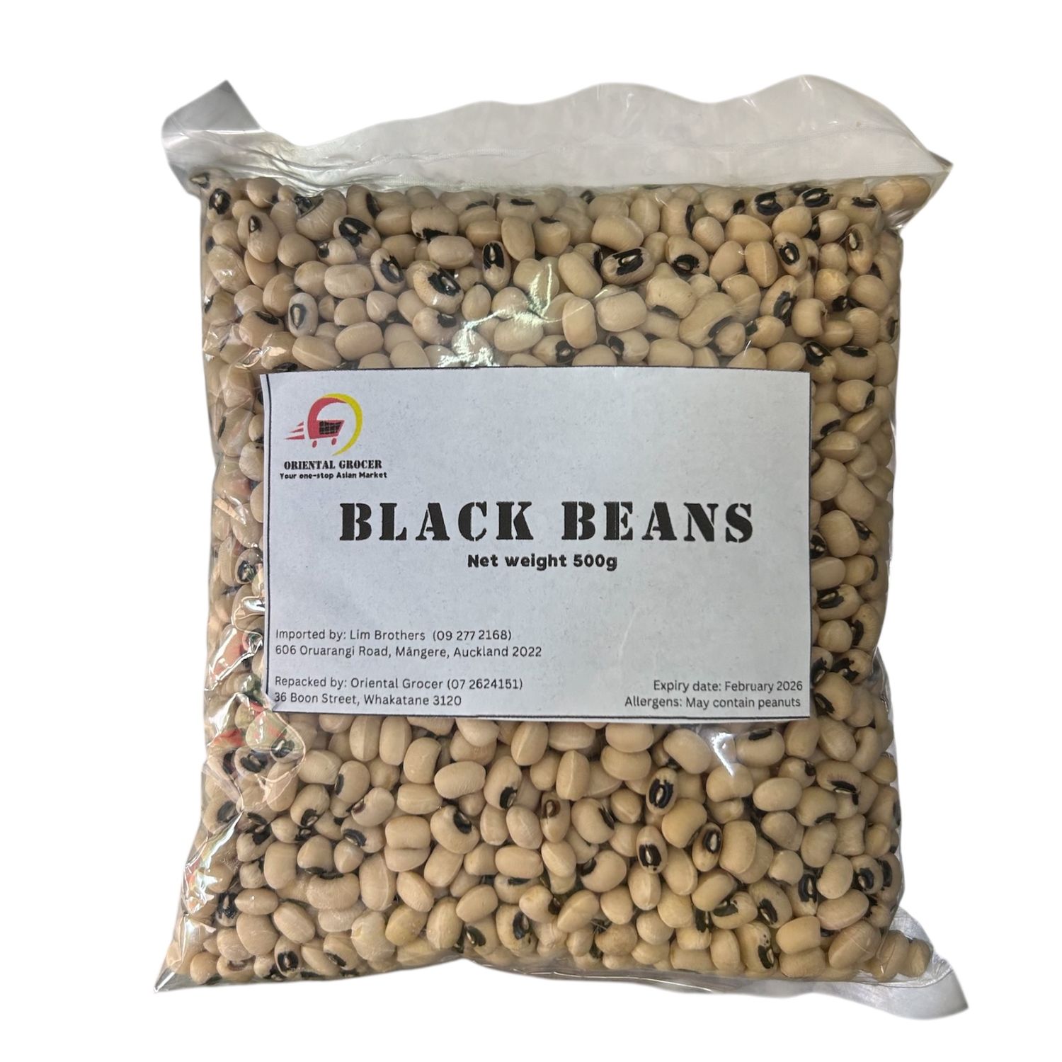 Dried Black Eyed Beans 500g