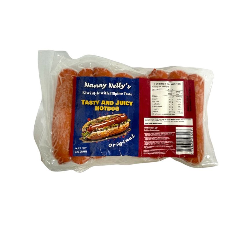 Nanay Nelly&#39;s Original Hotdog 320g