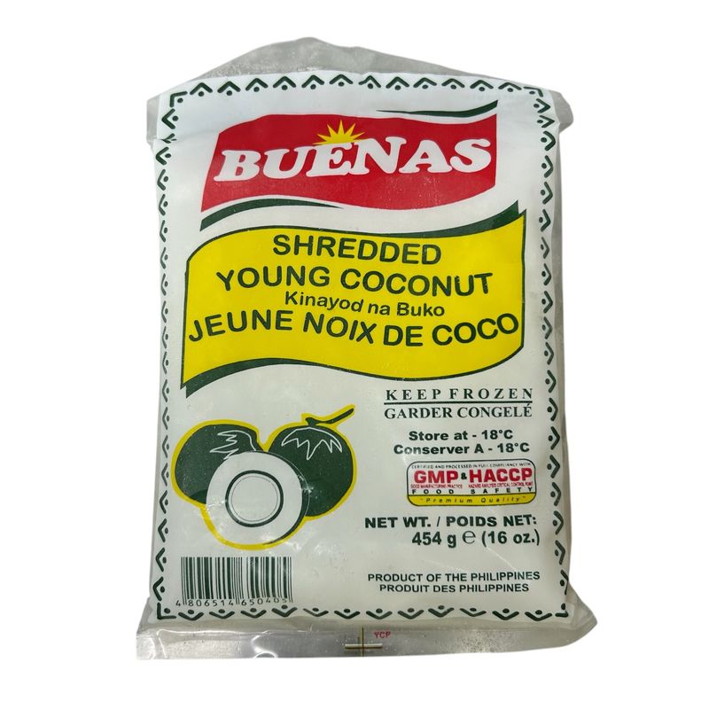 # Buenas Frozen Shredded Young Coconut 454g