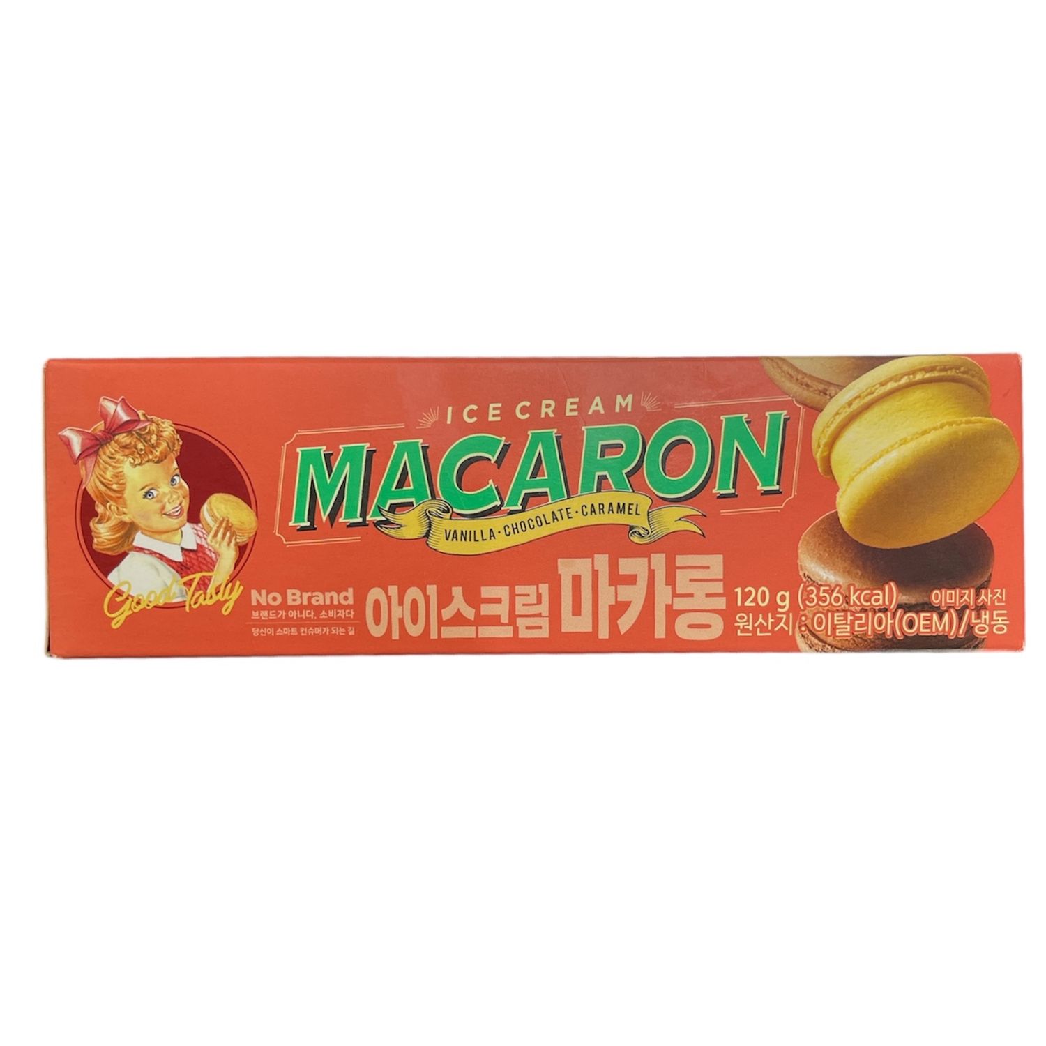 No Brand Macaron Ice Cream 120g