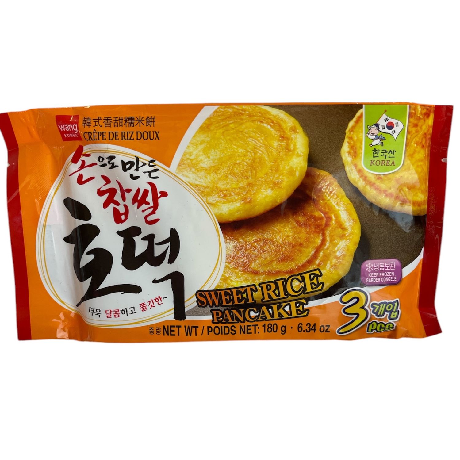 Wang Sweet Rice Pancake 3pcs 180g