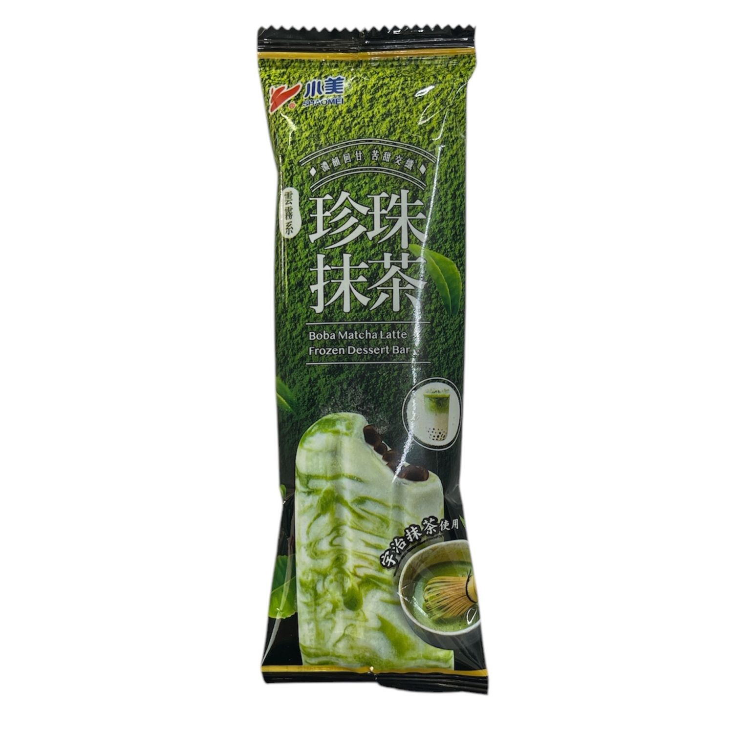 Shao Mei Boba Matcha Latte Ice Cream Bar Singles