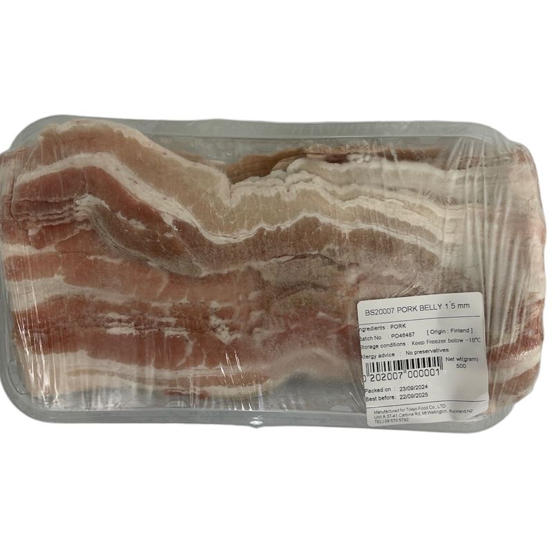 TFC Pork Belly (1.5mm) 500g