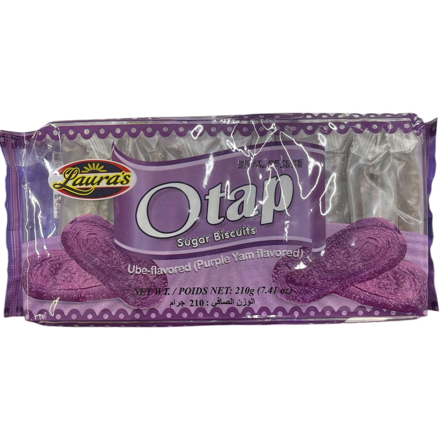 Laura&#39;s Otap Ube Biscuit 210g