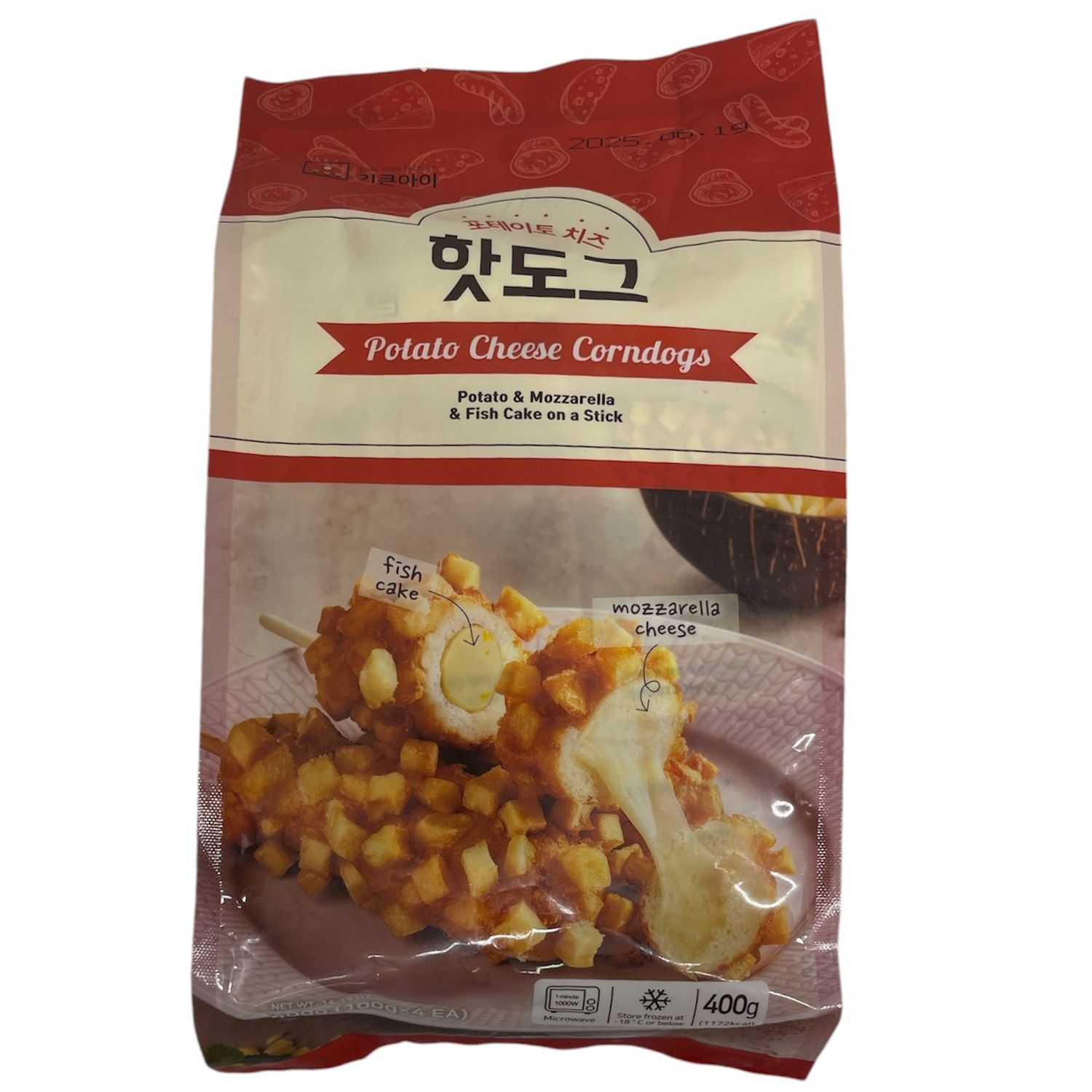Potato Cheese Corndogs 4x100g