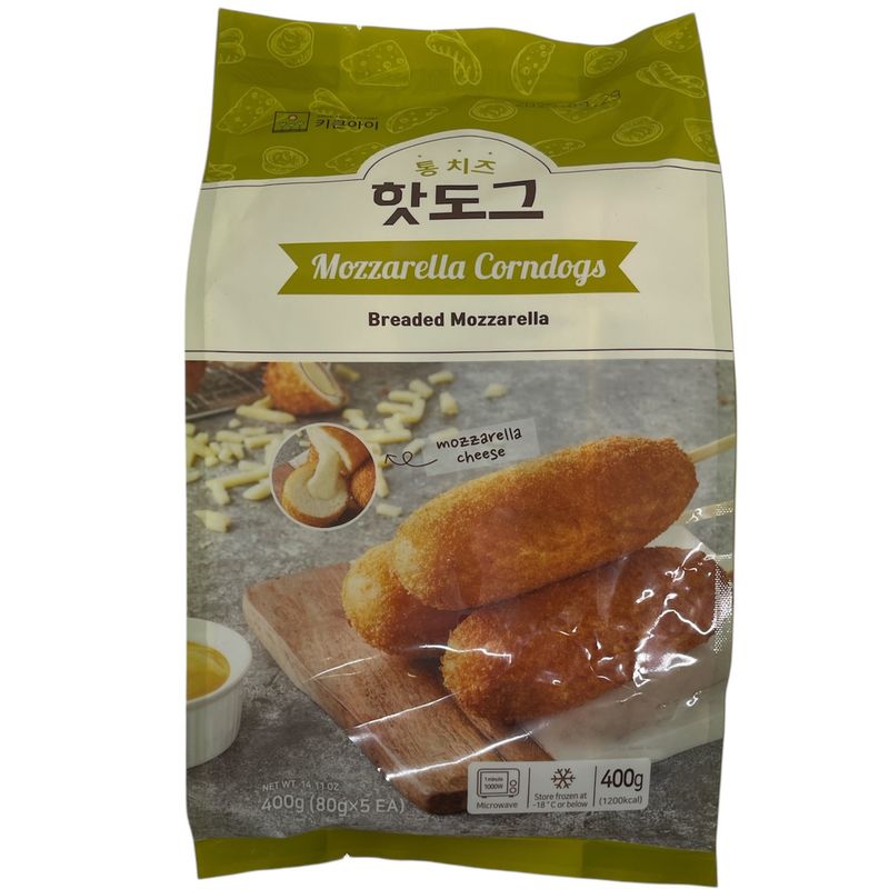 Whole Mozzarella Cheese Corndogs 5x80g