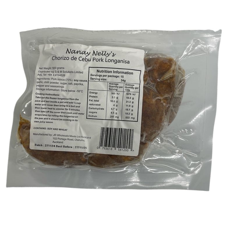 Chorizo de Cebu Pork 500g