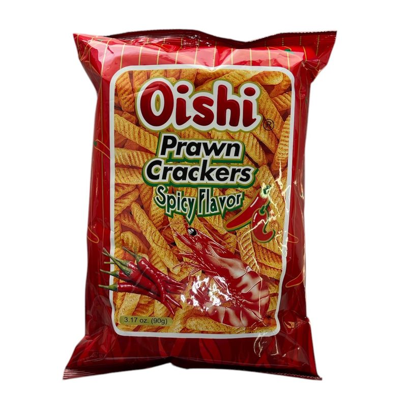 Oishi Prawn Crackers Spicy 90g