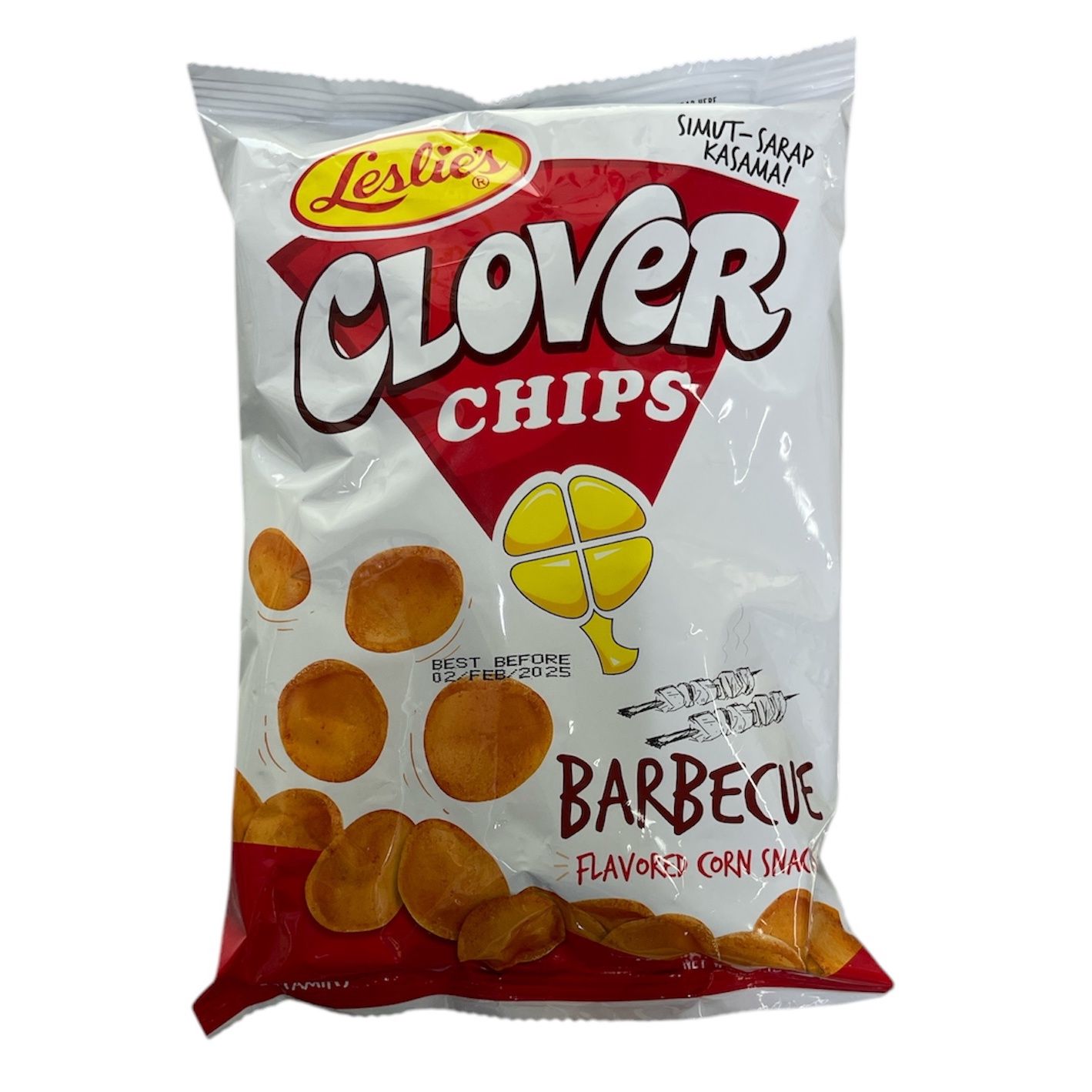 Leslie&#39;s Clover Chips BBQ 85g