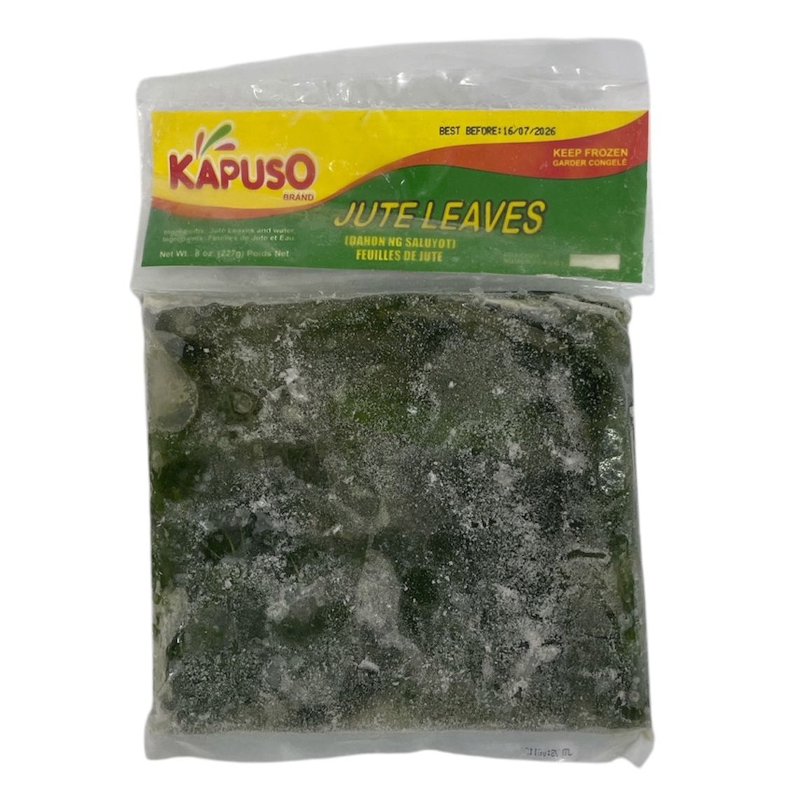 Kapuso Frozen Jute Leaves 227g