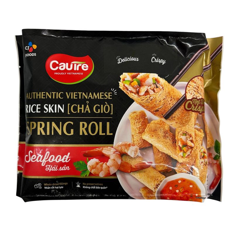Cau Tre Frozen Net Spring Rolls Seafood 480g