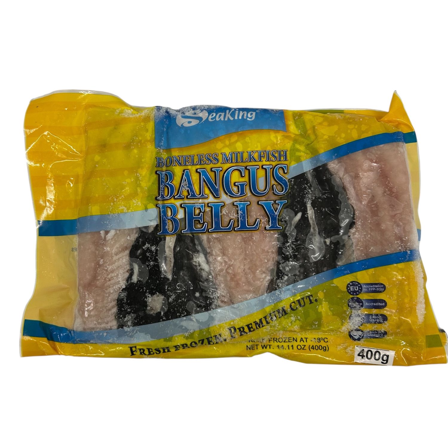 Sea King Boneless Milkfish Belly 400g