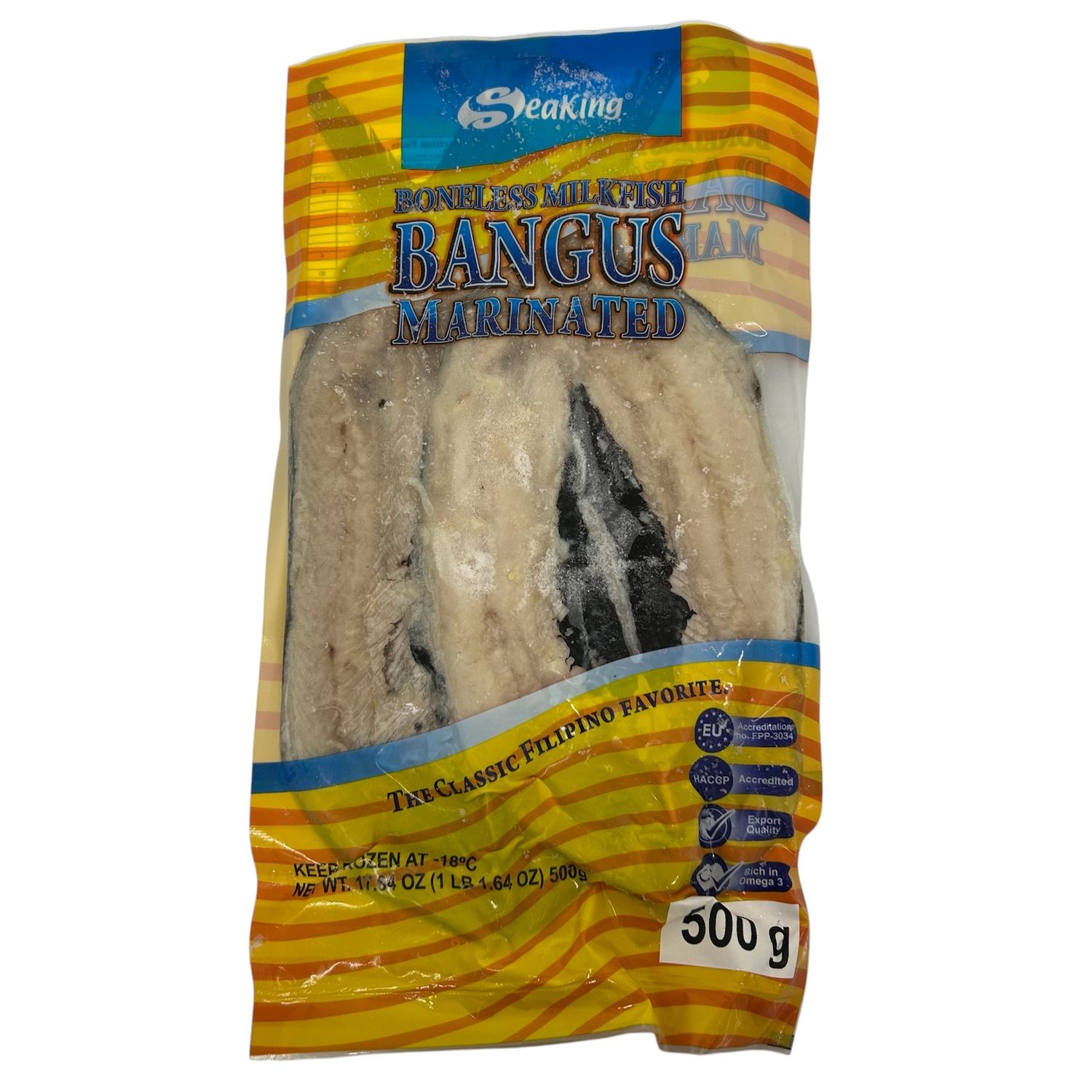 Sea King Boneless Milkfish Marinated 500g