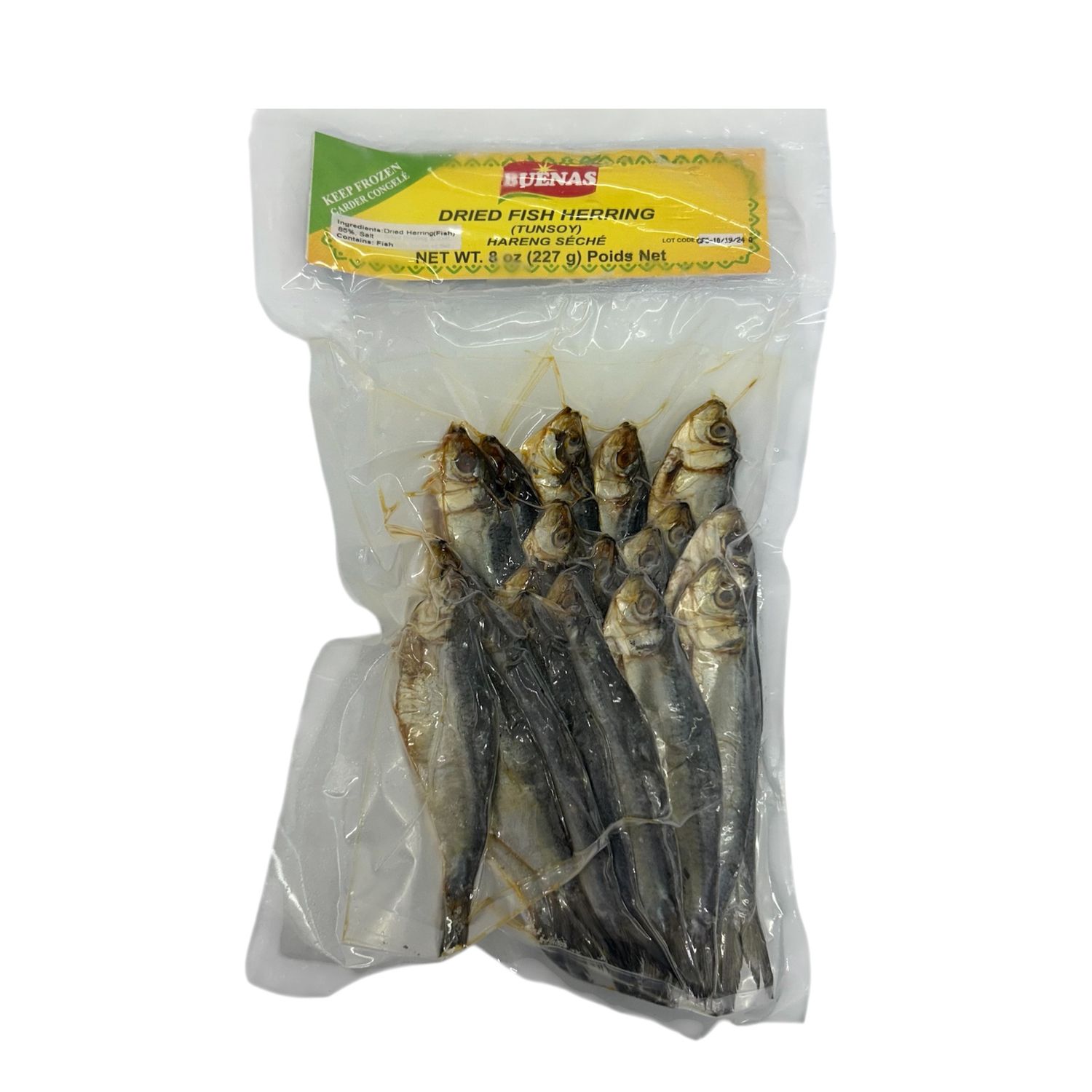Buenas Frozen Dried Herring 227g