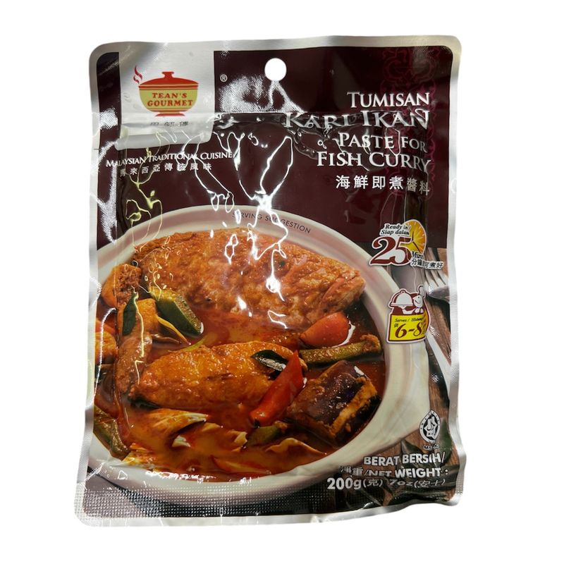 Tean&#39;s Fish Curry Paste 200g
