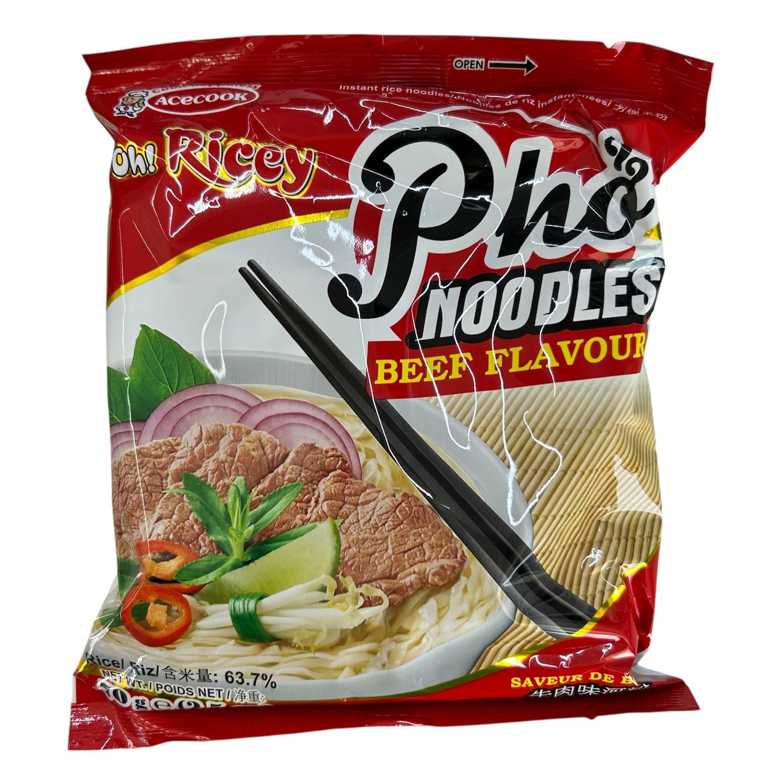 Oh!Ricey Beef Noodles 70g