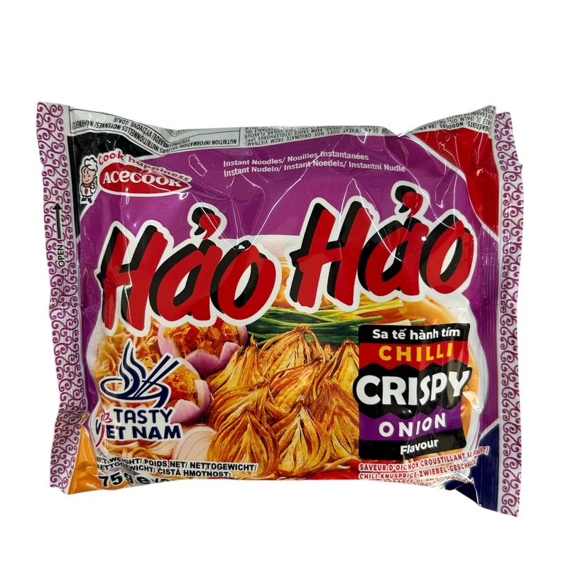 Hao Hao Chilli Crispy Onion Flavour 75g