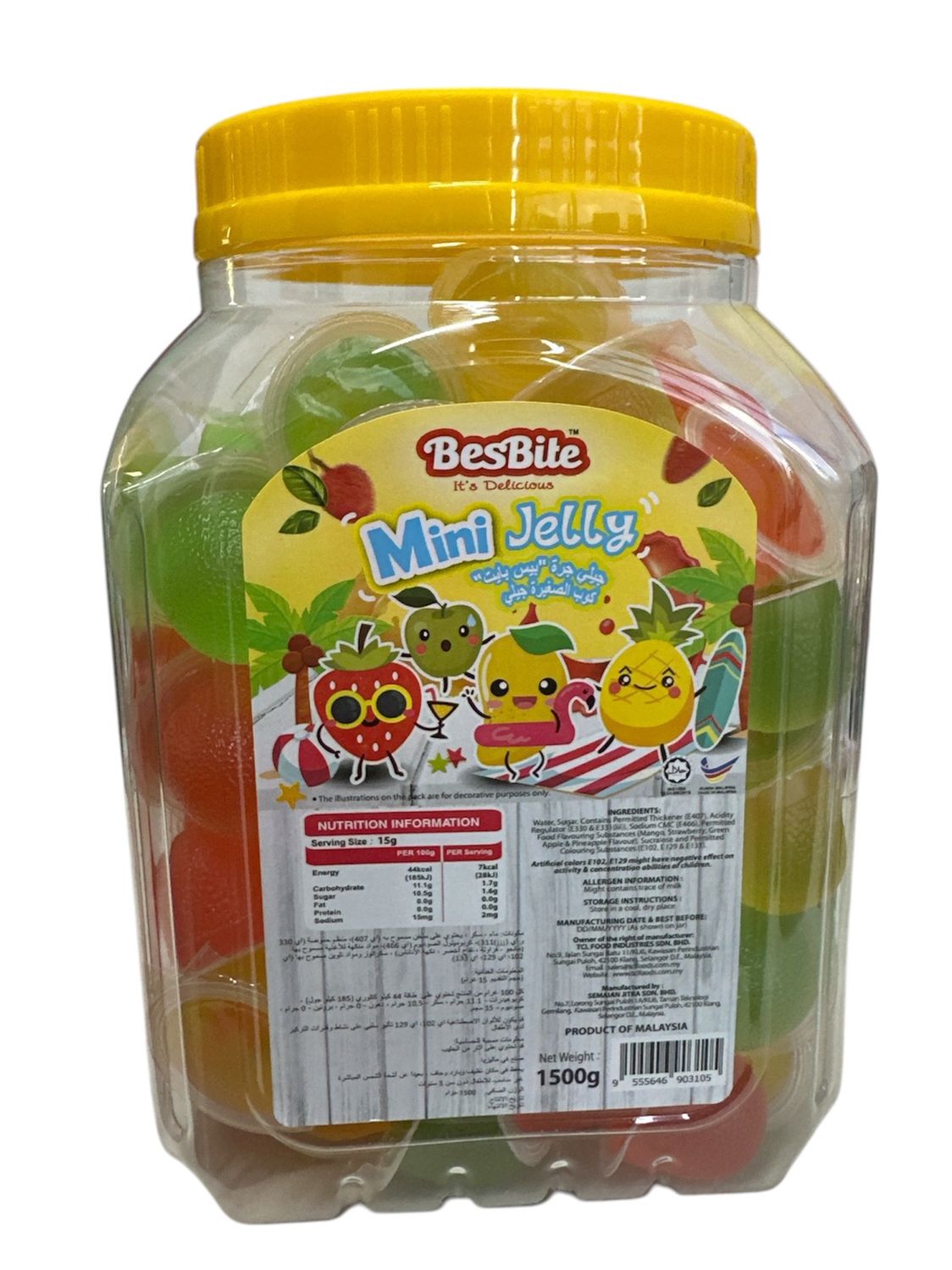 Besbite Mini Jelly Jar 1.5kg