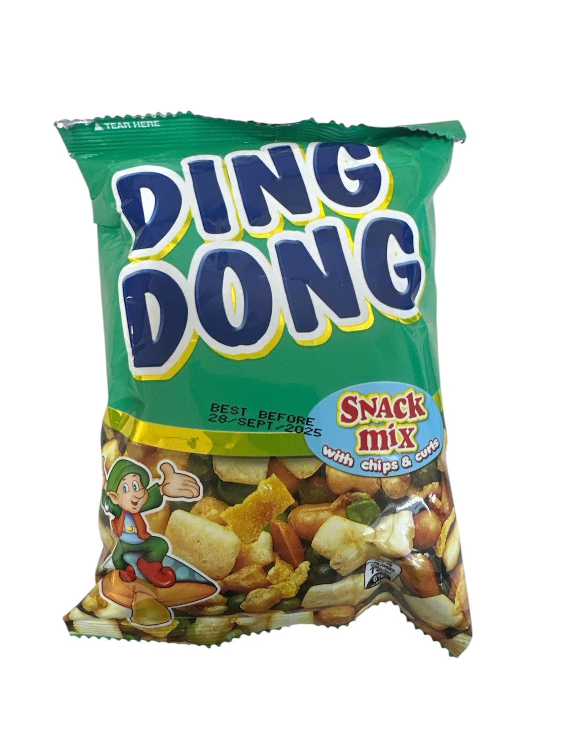 Ding Dong Snack w/ Chips &amp; Curls 95g